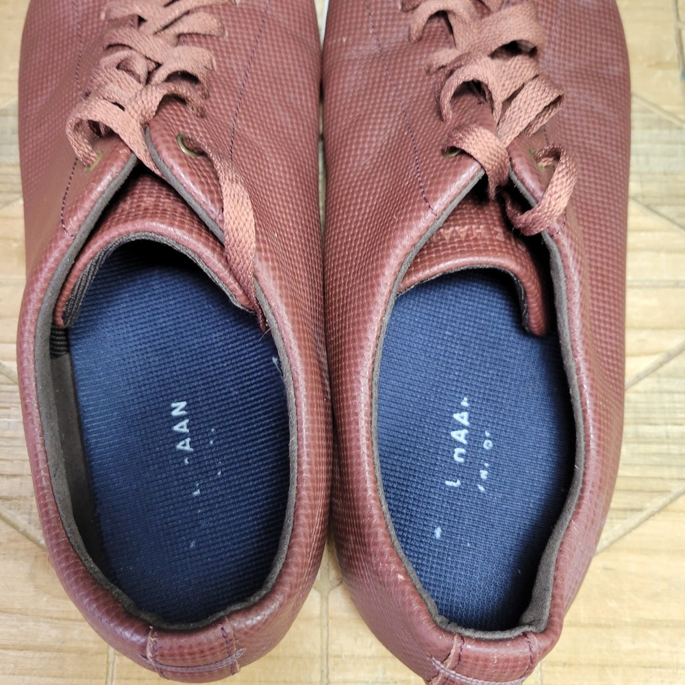 Cole Haan Grand ØS Crosscourt Mens 13 Rum Raisin Casual Leather Sneaker Shoes - Picture 10 of 13